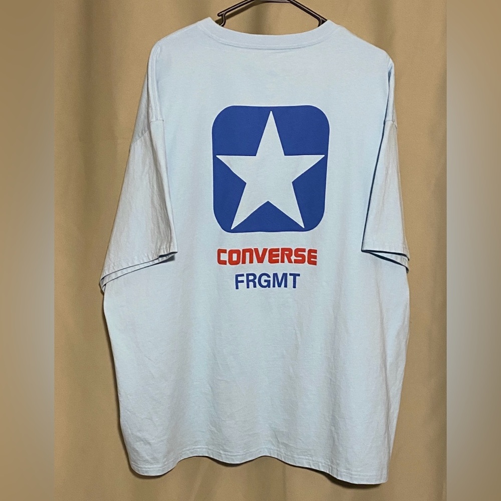 Converse X Fragment (FRGMT) Crewneck LOGO  Tee-Shirt Mens XXL